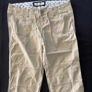 Abercrombie Long Stretch Khaki Shorts KIDS size 14